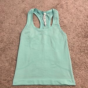 Mint green lululemon tank top!!